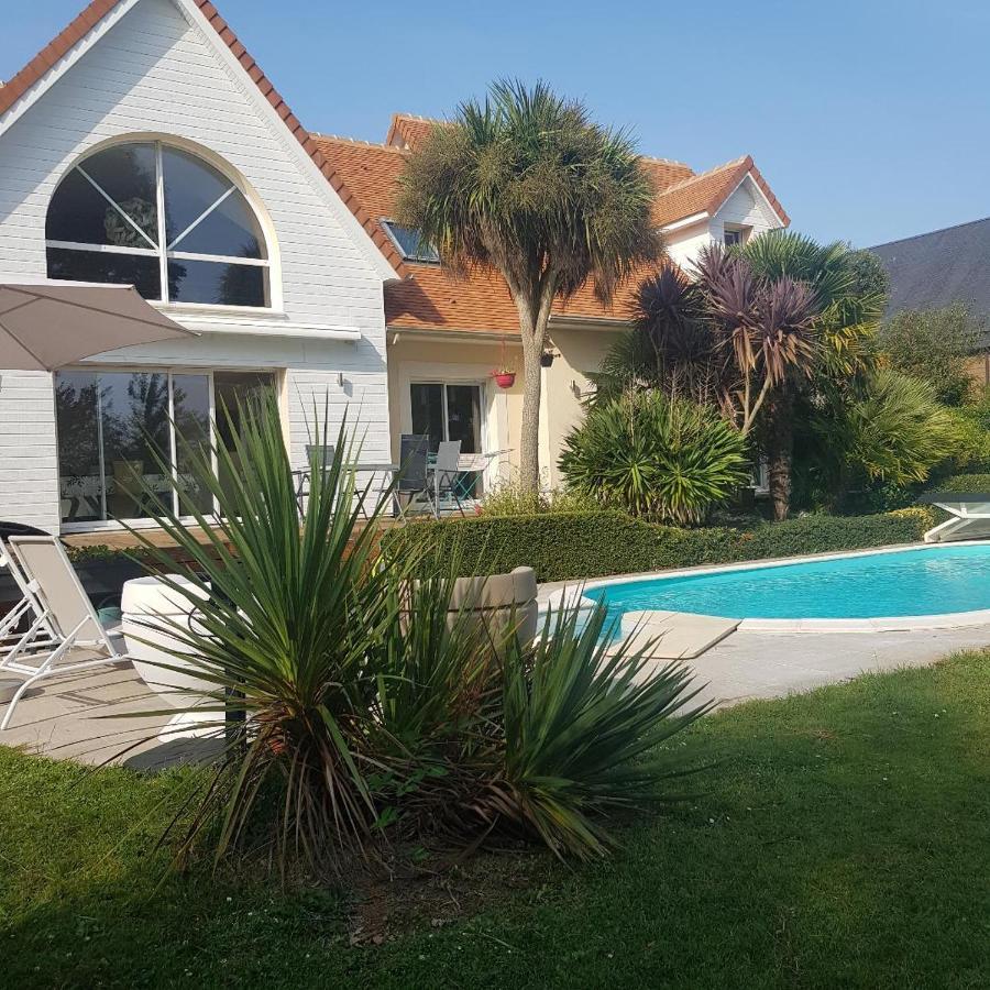 Grande Chambre Entre Caen Et La Mer Chambre Terrasse Jardin Et Piscine Mathieu Kültér fotó